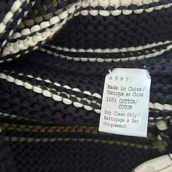 6397 || striped Baja hoodie Oversized Sweatshirt Medium - Picture 5 of 9